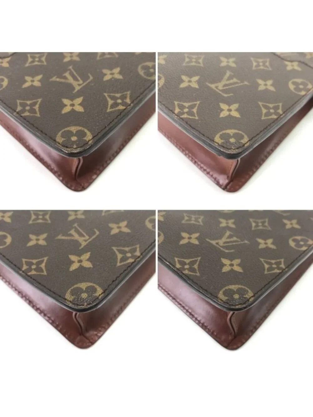 Louis Vuitton Second Bag Monogram Pochette Homme Brown